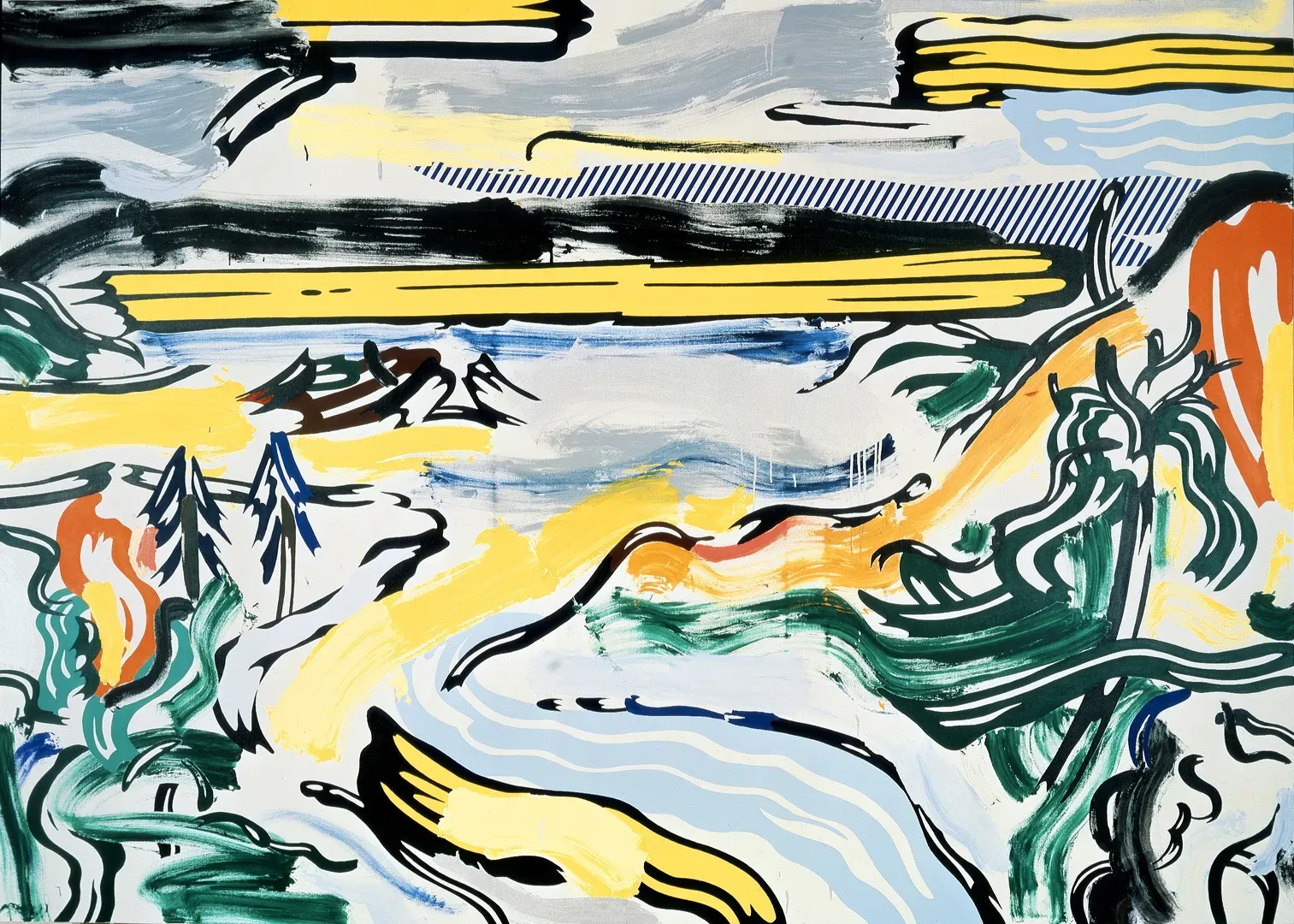River Valley by Roy Lichtenstein